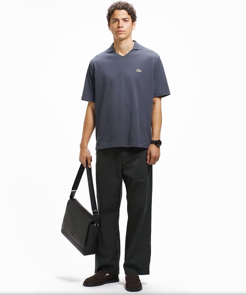 LACOSTE（ラコステ）の「ウールライクワイドバギーイージーパンツ（その他パンツ・メンズ・ダークアッシュ・46/42/38）」の15枚目の写真