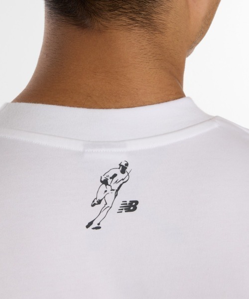 NEW BALANCE(ニューバランス)の「New Balance 大谷翔平 Graphic T-Shirt(ニューバランス 大谷翔平 グラフィックTシャツ)(Tシャツ/カットソー・メンズ・ホワイト/ブラック・X-LARGE/LARGE/MEDIUM)」の6枚目の写真
