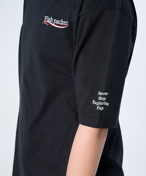 FLASH PACKER(フラッシュパッカー)の「FLASH PACKER フラッシュパッカー/ リラックスシルエット Dry Silky Cotton セミモックネック 半袖Tシャツ // XSMT-WV(Tシャツ/カットソー・メンズ・ネイビー/ホワイト/ブラック・LARGE/MEDIUM/SMALL/X-LARGE)」の11枚目の写真