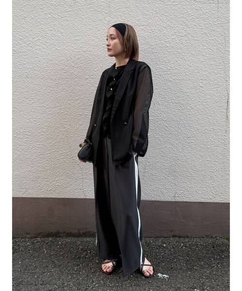 LAGUNAMOON（ラグナムーン）の「センタープレスラインパンツ（その他パンツ・レディース・チャコールグレー/ピンク・SMALL/MEDIUM）」の22枚目の写真