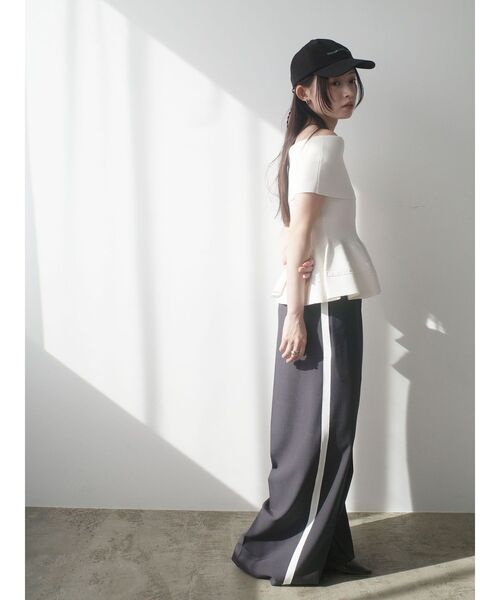 LAGUNAMOON(ラグナムーン)の「センタープレスラインパンツ 【春服】【オフィスカジュアル】(その他パンツ・レディース・チャコールグレー/ピンク・SMALL/MEDIUM)」の20枚目の写真