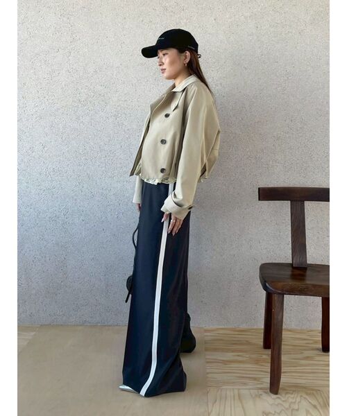 LAGUNAMOON(ラグナムーン)の「センタープレスラインパンツ 【春服】【オフィスカジュアル】(その他パンツ・レディース・チャコールグレー/ピンク・SMALL/MEDIUM)」の15枚目の写真