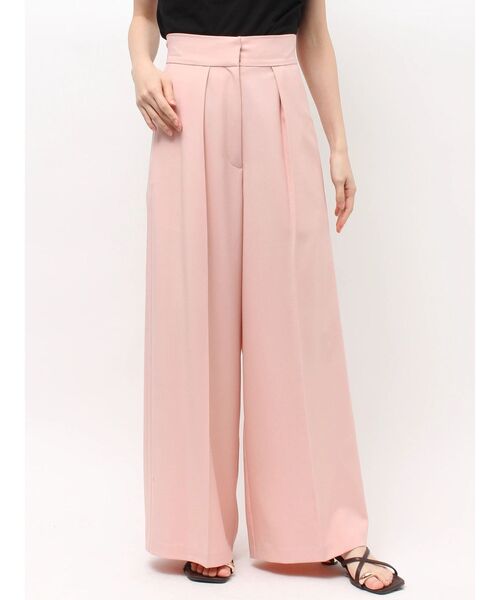 LAGUNAMOON(ラグナムーン)の「センタープレスラインパンツ 【春服】【オフィスカジュアル】(その他パンツ・レディース・チャコールグレー/ピンク・SMALL/MEDIUM)」の4枚目の写真