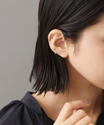 Lilas（リラ）の「オーバルダイヤエタニティーイヤーカフ K10（片耳）（イヤーカフ）」