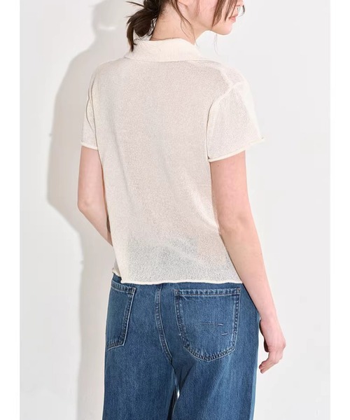 Fano Studios（ファノ ストゥディオズ）の「シンプル ワイド デニムパンツ FX26K053【Fano Studios】【2026SS】（デニムパンツ・レディース・ブルー・S/M/L）」の8枚目の写真