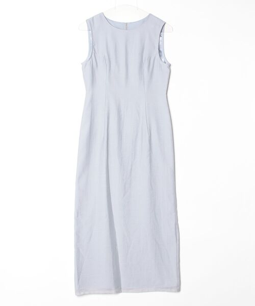 kaene（カエン）の「Kaene/フラッフィーフラワーコンビドレス（ワンピース・レディース・ブラック/ブルー・36）」の4枚目の写真