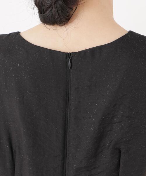 kaene(カエン)の「Kaene/フラッフィーフラワーコンビドレス(ワンピース・レディース・ブラック/ブルー・36)」の18枚目の写真