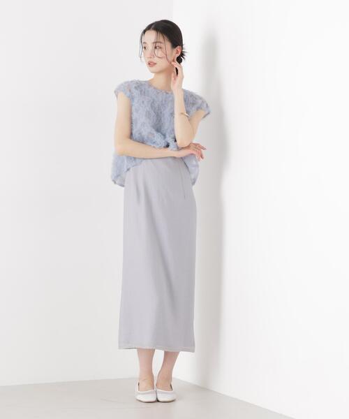kaene(カエン)の「Kaene/フラッフィーフラワーコンビドレス(ワンピース・レディース・ブラック/ブルー・36)」の22枚目の写真