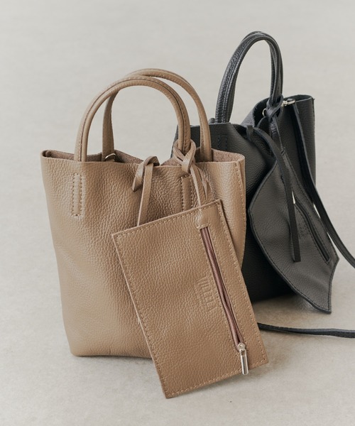 Lui's（ルイス）の「MILLELA FIRENZE ミニトートバッグ（トートバッグ・レディース・ブラック/モカ・FREE）」の5枚目の写真