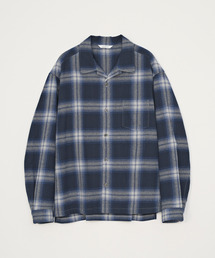 VICTIM（ヴィクティム）の「VICTIM ヴィクティム / OPEN COLLAR CHECK SHIRT オンブレーチェックオープンカラーシャツ / VTM-26-S-001（シャツ/ブラウス）」