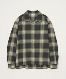VICTIM | VICTIM ヴィクティム / OPEN COLLAR CHECK SHIRT オンブレーチェックオープンカラーシャツ / VTM-26-S-001(シャツ/ブラウス)