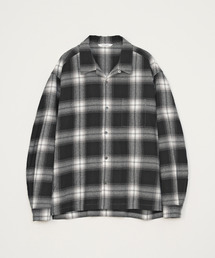 VICTIM（ヴィクティム）の「VICTIM ヴィクティム / OPEN COLLAR CHECK SHIRT オンブレーチェックオープンカラーシャツ / VTM-26-S-001（シャツ/ブラウス）」