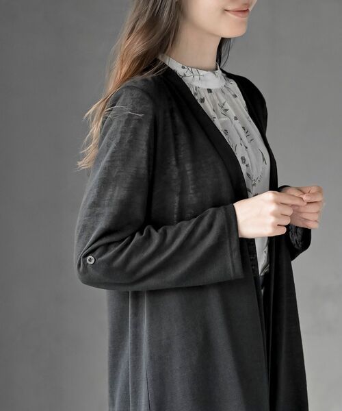 rps(アールピーエス)の「裾レーストッパーカーディガン(カーディガン/ボレロ・レディース・ライトグレー/ブラック・フリー)」の16枚目の写真