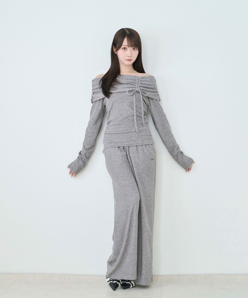 Off shoulder loose set up（セットアップ）｜Rose Muse（ロゼミューズ