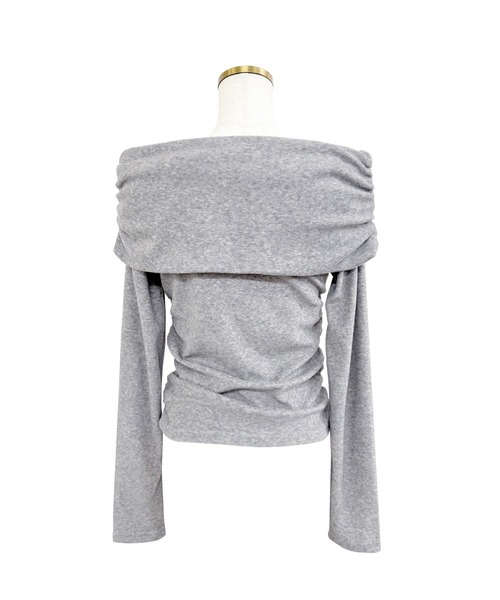 Rose Muse(ロゼミューズ)の「Off shoulder loose set up(セットアップ・レディース・ピンク/グレー・MEDIUM/SMALL)」の11枚目の写真