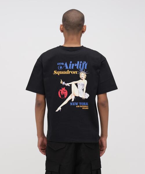 AVIREX(アヴィレックス)の「《WEB&DEPOT限定》PINUP S/S T-SHIRT '26 / ピンナップ ショートスリーブ Tシャツ / AVIREX / アヴィレックス(Tシャツ/カットソー・メンズ・ブラック/オリーブ系/ホワイト/ピンク・M/L/XL/2XL)」の22枚目の写真