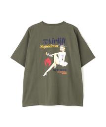 《WEB&DEPOT限定》PINUP S/S T-SHIRT '26 / ピンナップ ショートスリーブ Tシャツ / AVIREX / アヴィレックス