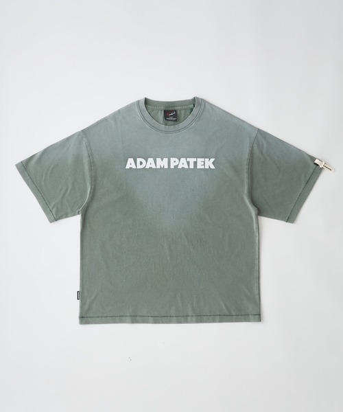 ADAM PATEK(アダムパテック)の「【ADAMPATEK/アダムパテック】basic logo aging T ベーシックロゴエイジングTEE(Tシャツ/カットソー・レディース・ブラック/ホワイト/ピンク/グリーン・1/2)」の3枚目の写真