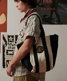 Beyond Closet（-）の「[コレクションライン] ハンドメイドワッペンディテール2WAYバッグ ブラック（トートバッグ）」