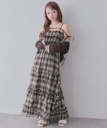 OLIVE des OLIVE｜オリーブ デ オリーブのワンピース（チェック柄