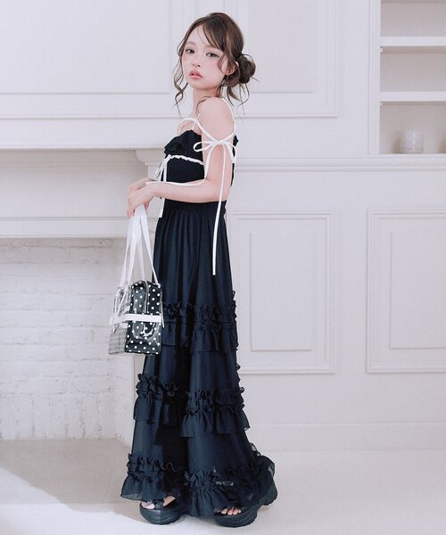 Saxe flower stroll ロングワンピ（ワンピース）｜OLIVE des OLIVE