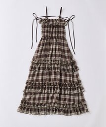 定価以下♡匿名配送♡オリーブデオリーブ ロングワンピ チェック コピペ× OLIVE des OLIVE｜オリーブ デ オリーブのワンピース（チェック柄