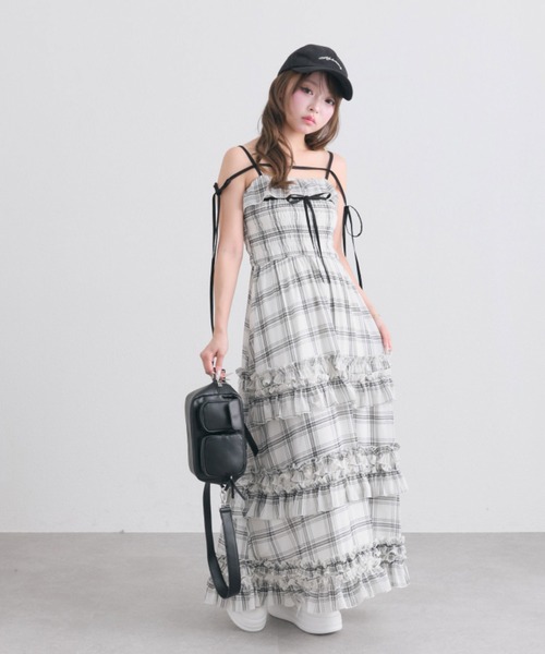 Saxe flower stroll ロングワンピ（ワンピース）｜OLIVE des OLIVE