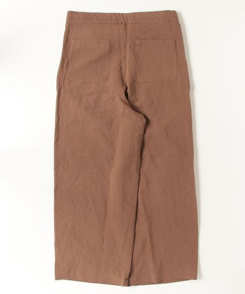 FRANK LEDER(フランクリーダー)の「FRANK LEDER SMALL BATCH HANDDYED COTTON LINEN PANTS (713012)(その他パンツ・メンズ・ブラウン・MEDIUM/SMALL)」の2枚目の写真