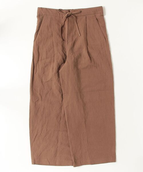 FRANK LEDER(フランクリーダー)の「FRANK LEDER SMALL BATCH HANDDYED COTTON LINEN PANTS (713012)(その他パンツ・メンズ・ブラウン・MEDIUM/SMALL)」の9枚目の写真