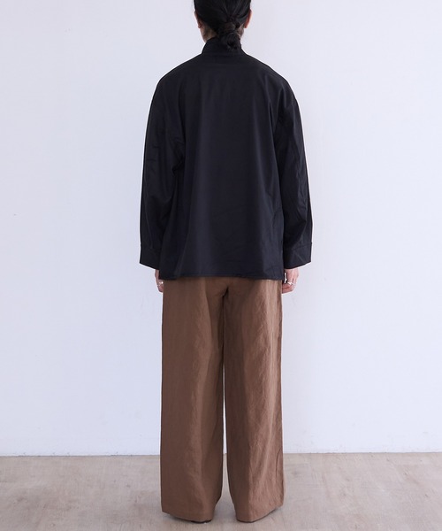 FRANK LEDER(フランクリーダー)の「FRANK LEDER SMALL BATCH HANDDYED COTTON LINEN PANTS (713012)(その他パンツ・メンズ・ブラウン・MEDIUM/SMALL)」の4枚目の写真