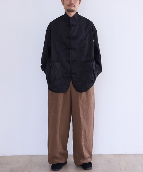 FRANK LEDER(フランクリーダー)の「FRANK LEDER SMALL BATCH HANDDYED COTTON LINEN PANTS (713012)(その他パンツ・メンズ・ブラウン・MEDIUM/SMALL)」の5枚目の写真