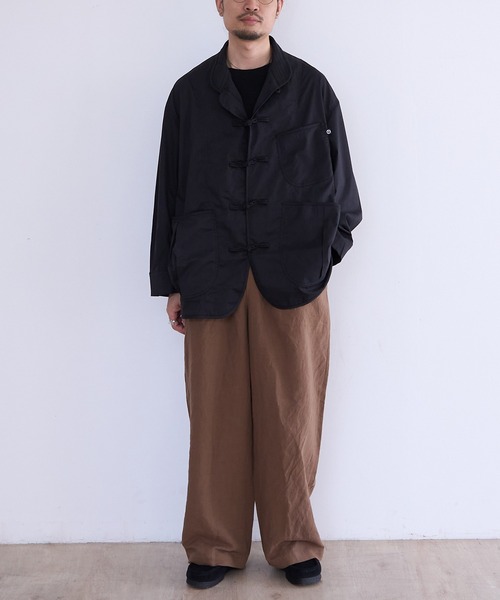FRANK LEDER(フランクリーダー)の「FRANK LEDER SMALL BATCH HANDDYED COTTON LINEN PANTS (713012)(その他パンツ・メンズ・ブラウン・MEDIUM/SMALL)」の6枚目の写真