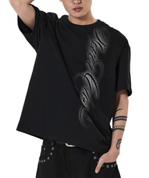 『OY/オーワイ』NOISELINE SCRIPT TEE/ノイズラインスクリプトTシャツ