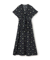 SOULEIADO | レーヨンプリント フロントノットワンピース(ワンピース)