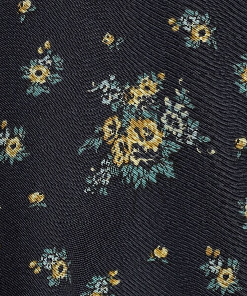 SOULEIADO（ソレイアード）の「レーヨンプリント フロントノットワンピース（ワンピース・レディース・ブラック系その他・36）」の9枚目の写真