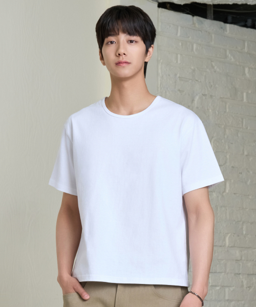 HYOJI（ヒョージ）の「26 SS クロップ半袖Tシャツ（ラウンド/ユーネック）（Tシャツ/カットソー・レディース・ブラック/グレー/ホワイト/ブラック系その他3/グレー系その他2/ホワイト系その他2・M/L/XL/S）」の10枚目の写真