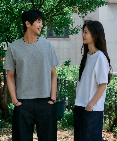 HYOJI（ヒョージ）の「26 SS クロップ半袖Tシャツ（ラウンド/ユーネック）（Tシャツ/カットソー・レディース・ブラック/グレー/ホワイト/ブラック系その他3/グレー系その他2/ホワイト系その他2・M/L/XL/S）」の13枚目の写真