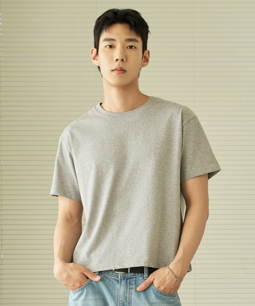 HYOJI（ヒョージ）の「26 SS クロップ半袖Tシャツ（ラウンド/ユーネック）（Tシャツ/カットソー・レディース・ブラック/グレー/ホワイト/ブラック系その他3/グレー系その他2/ホワイト系その他2・M/L/XL/S）」の14枚目の写真