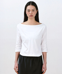 Dov Boat Neck T-shirt [Ivory]