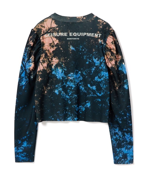 NON TOKYO（ノントーキョー）の「PRINT RIB PUFF SLEEVE C/S（Tシャツ/カットソー・レディース・ブルー系/ピンク/ブラウン系・FREE）」の10枚目の写真