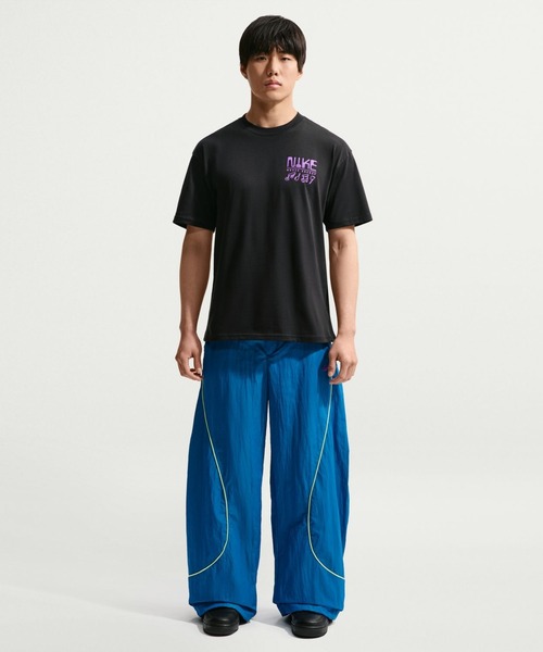 NIKE(ナイキ)の「ナイキ NIKE ナイキ NSW LSE スウッシュ サウンズ S/S Tシャツ(Tシャツ/カットソー・メンズ・ブルー/ブラック・S/M/L/LL/3L)」の9枚目の写真