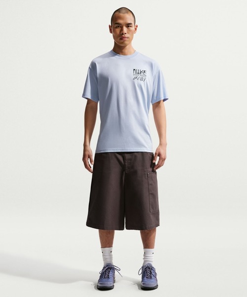 NIKE(ナイキ)の「ナイキ NIKE ナイキ NSW LSE スウッシュ サウンズ S/S Tシャツ(Tシャツ/カットソー・メンズ・ブルー/ブラック・S/M/L/LL/3L)」の5枚目の写真