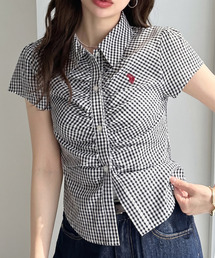 U.S. POLO ASSN.(���[�G�X�|���A�b�X��)�́yAda.�ʒ� U.S. POLO ASSN.�z�t�����g �M���U�[ �V���[�g �`�F�b�N �V���c ��(�V���c/�u���E�X)