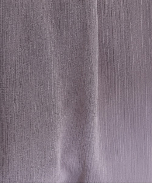 NATURAL BEAUTY BASIC（ナチュラルビューティーベーシック）の「ショルダースリットフリルブラウス（シャツ/ブラウス・レディース・ピンク/ブラウン/イエロー系その他・ﾌﾘ-）」の11枚目の写真