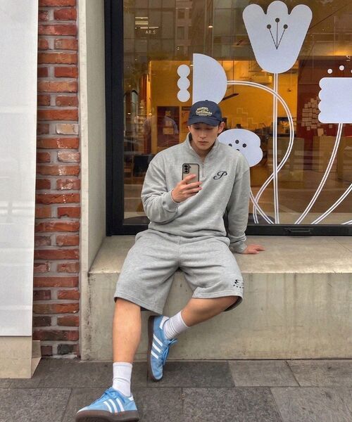 PHERMENON(フェルメノン)の「オーバーサイズクロップスウェットアノラック - ブラック(スウェット・メンズ・ブラック・1/2/3)」の7枚目の写真