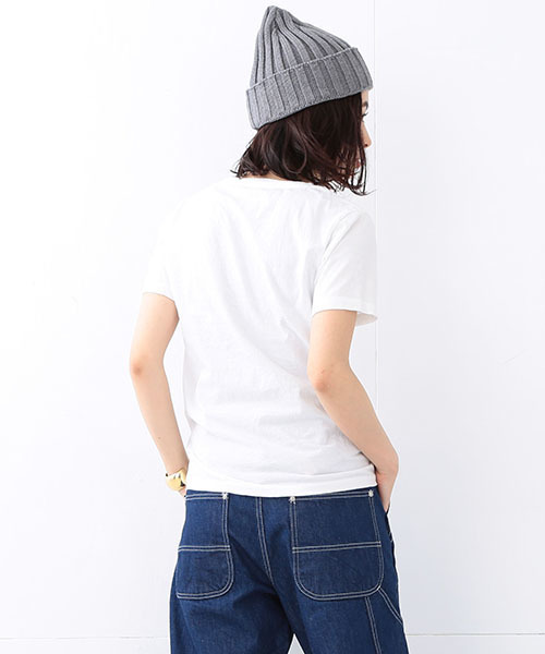 BEAMS BOY(ビームスボーイ)の「【FUDGE5月号掲載】HANES / POCKET-TEE 16SS(Tシャツ/カットソー・レディース・ホワイト/ブラック/ピンク/ネイビー・ONE SIZE)」の7枚目の写真