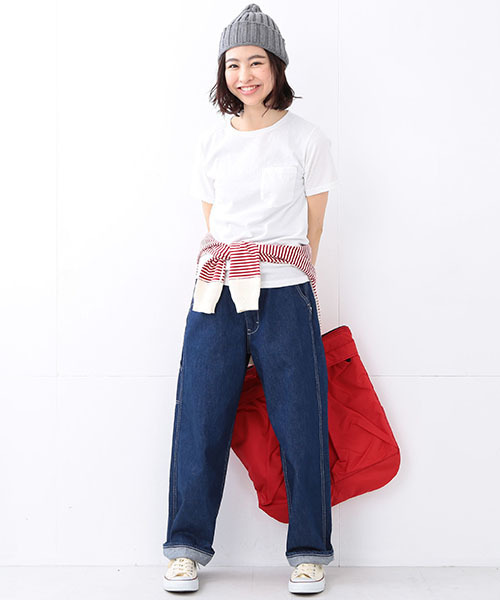 BEAMS BOY(ビームスボーイ)の「【FUDGE5月号掲載】HANES / POCKET-TEE 16SS(Tシャツ/カットソー・レディース・ホワイト/ブラック/ピンク/ネイビー・ONE SIZE)」の8枚目の写真