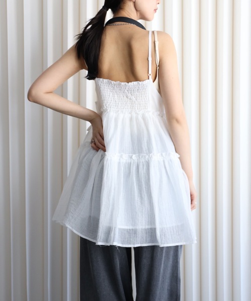 model：164cm. 着用サイズ：FREE