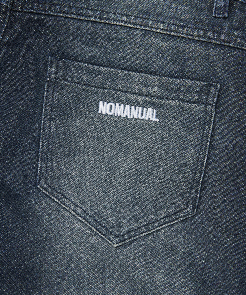 NOMANUAL(NOMANUAL)の「D.T WASHED DENIM BERMUDA PANTS - WASHED NAVY(その他パンツ・レディース・その他・SMALL/MEDIUM/LARGE/X-LARGE)」の8枚目の写真