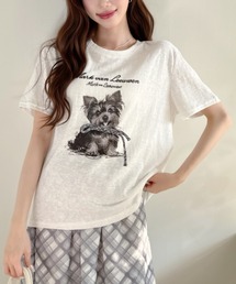 ヴィンテージライク ドッグ グラフィック Tシャツ